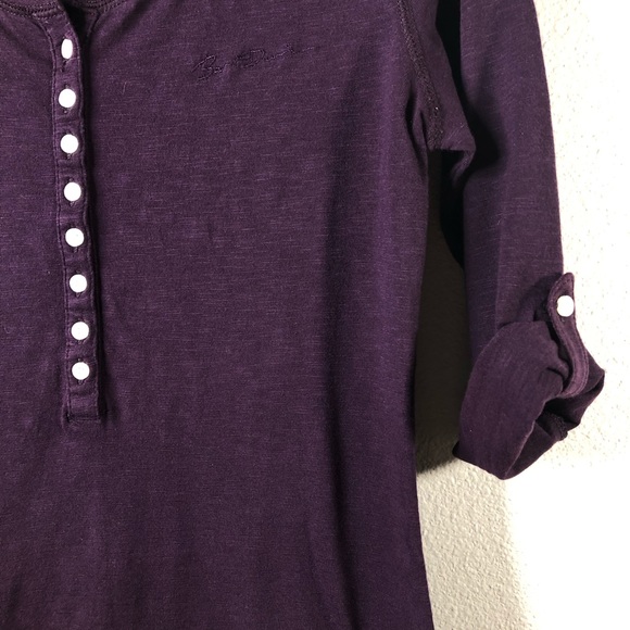 Quarter Sleeve front buttoned cotton top. Size - S - Picture 7 of 15